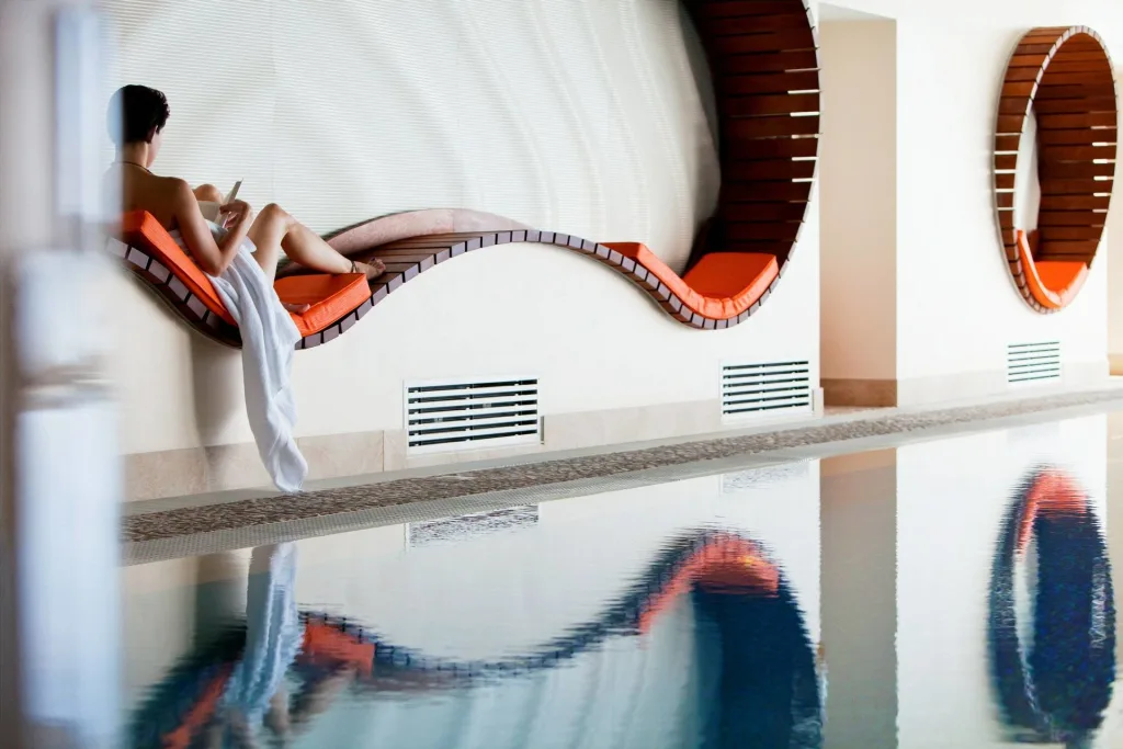 Best Luxury Spas in Ireland Cliff House Hotel pool seats